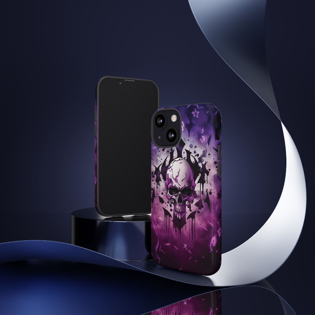 Phone Case - Tough - Purple Skull