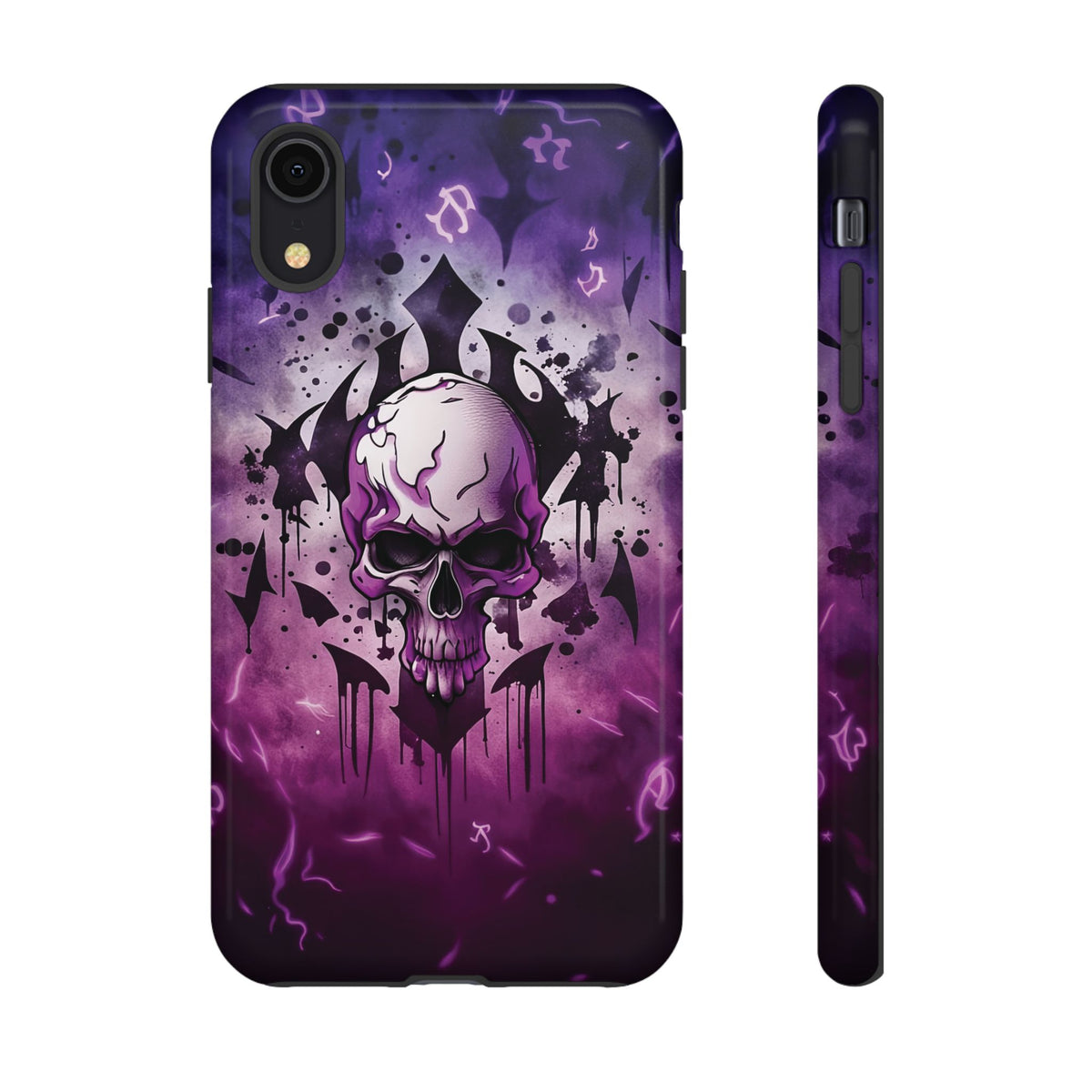 Phone Case - Tough - Purple Skull