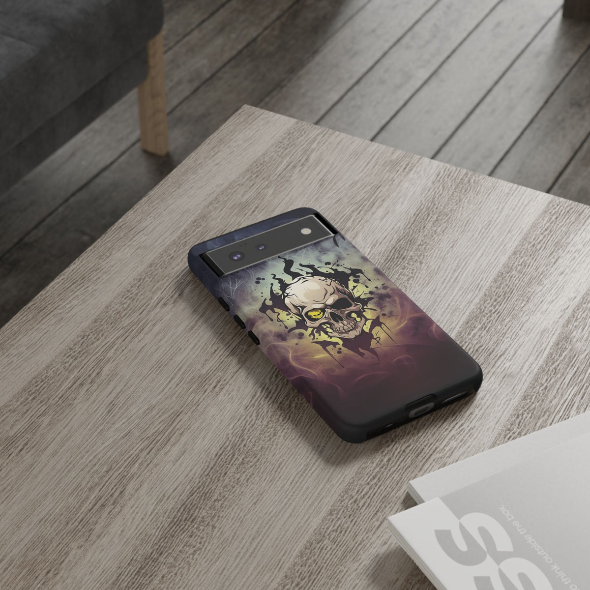 Phone Case - Tough - Yellow Skull