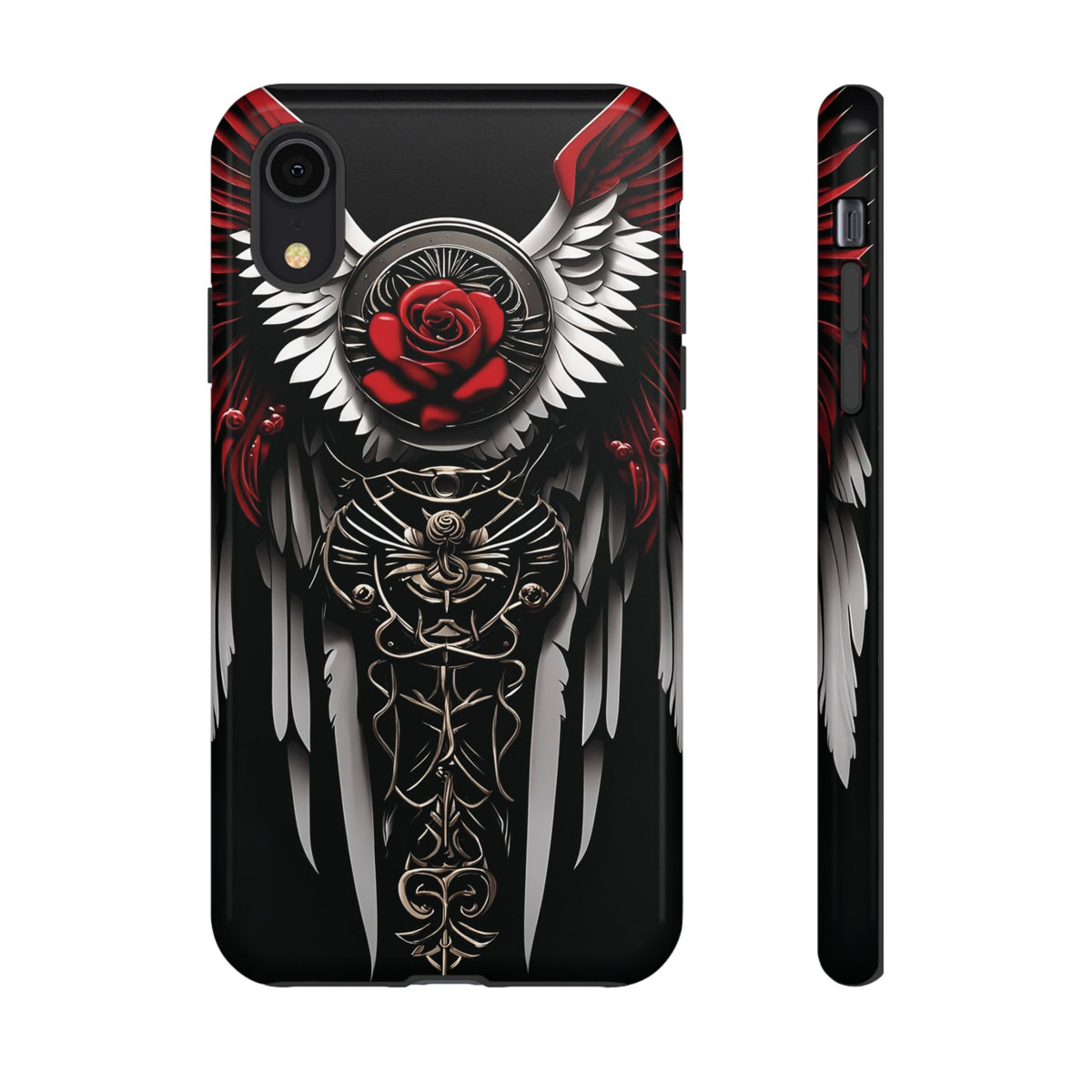 Phone Case - Tough - Red Angel Wings