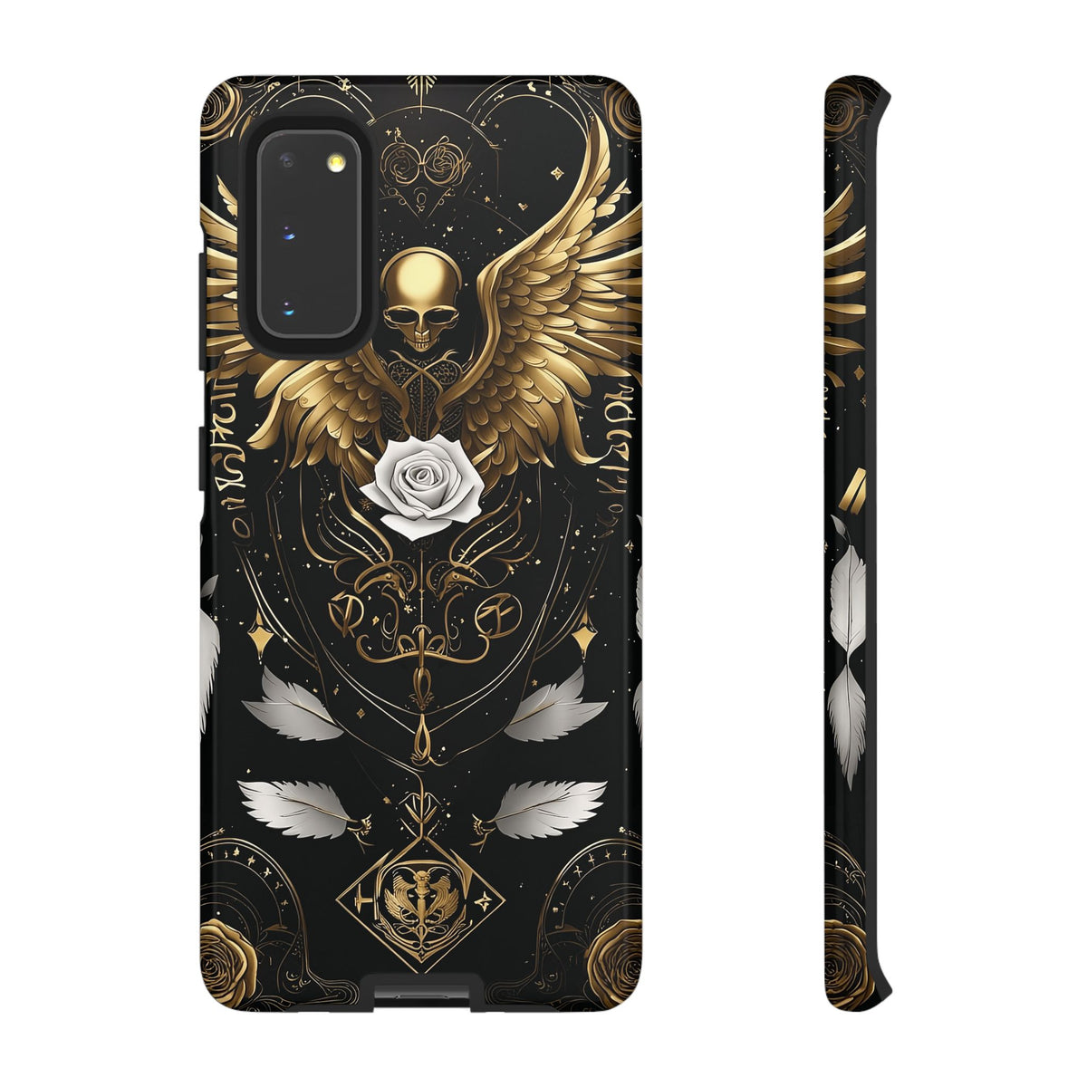 Phone Case - Tough - Gold Angel Wings