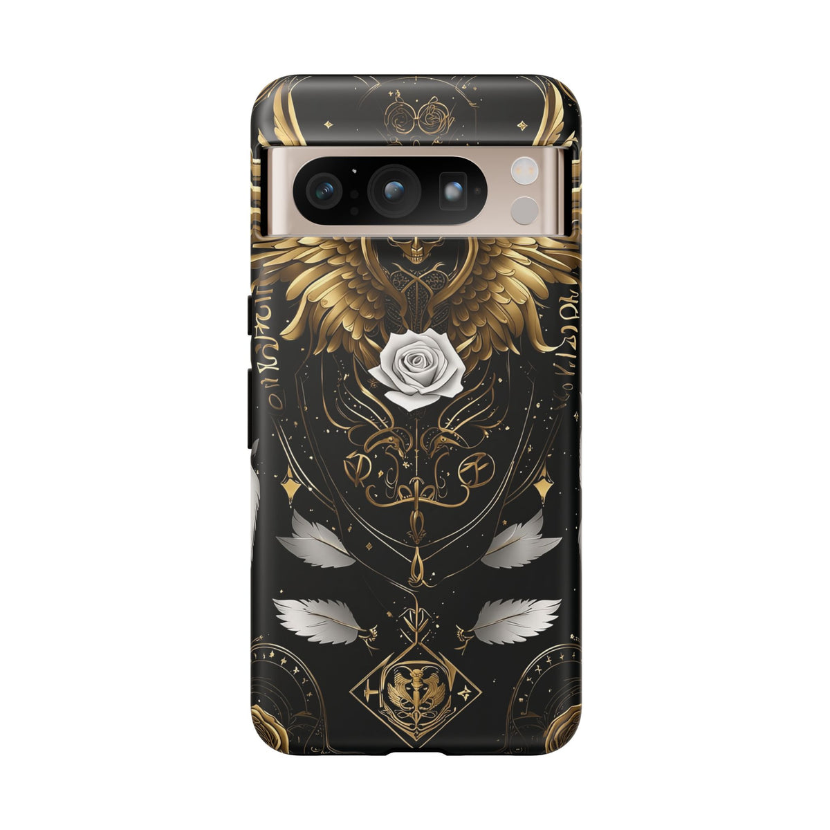 Phone Case - Tough - Gold Angel Wings