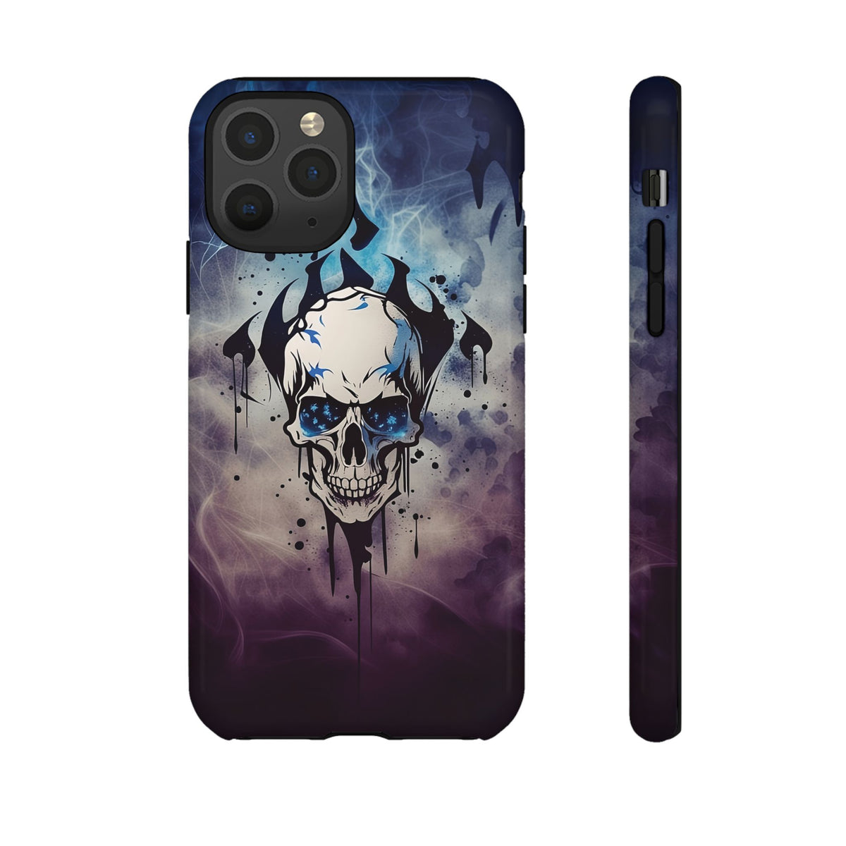 Phone Case - Tough - Blue Skull