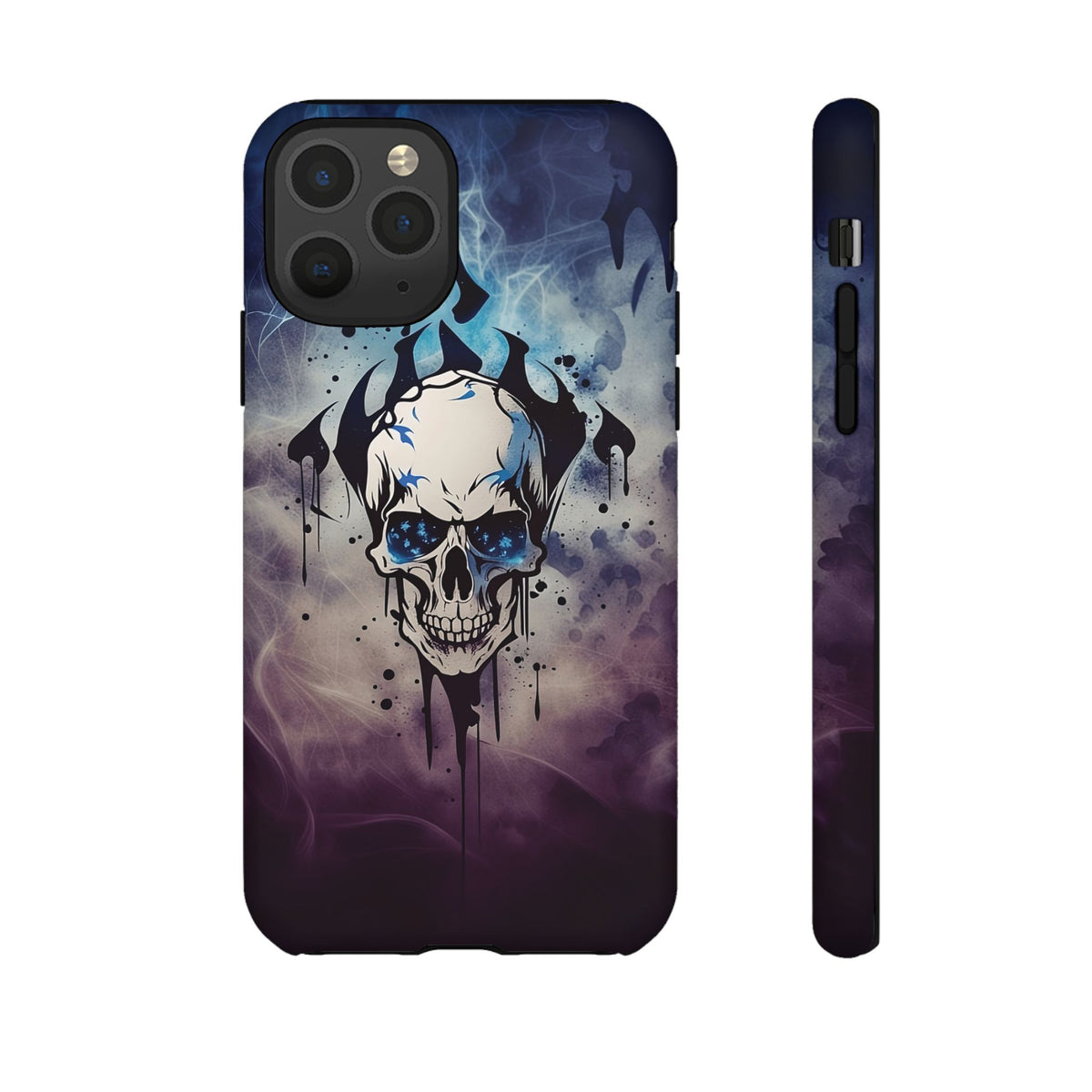 Phone Case - Tough - Blue Skull