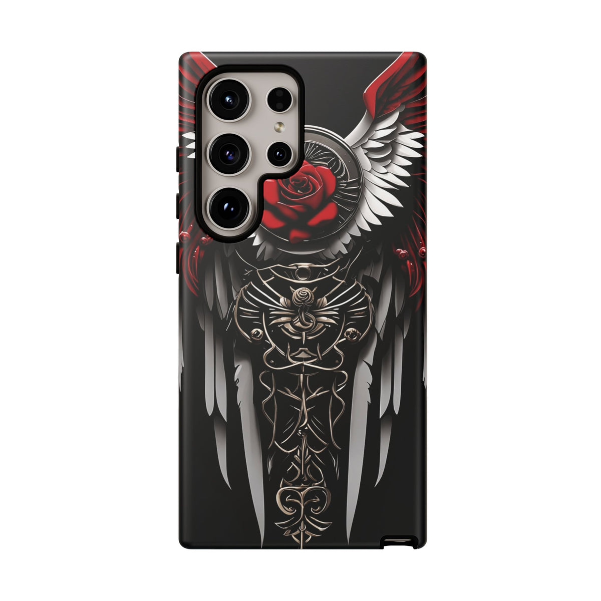 Phone Case - Tough - Red Angel Wings