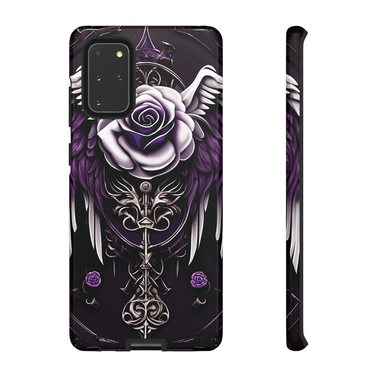 Phone Case - Tough - Purple Angel Wings
