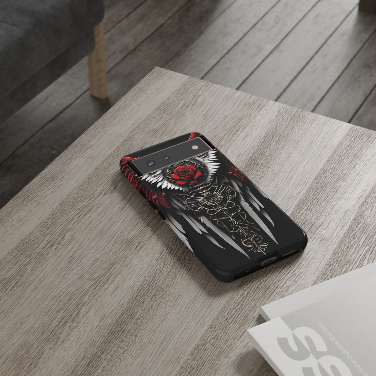 Phone Case - Tough - Red Angel Wings