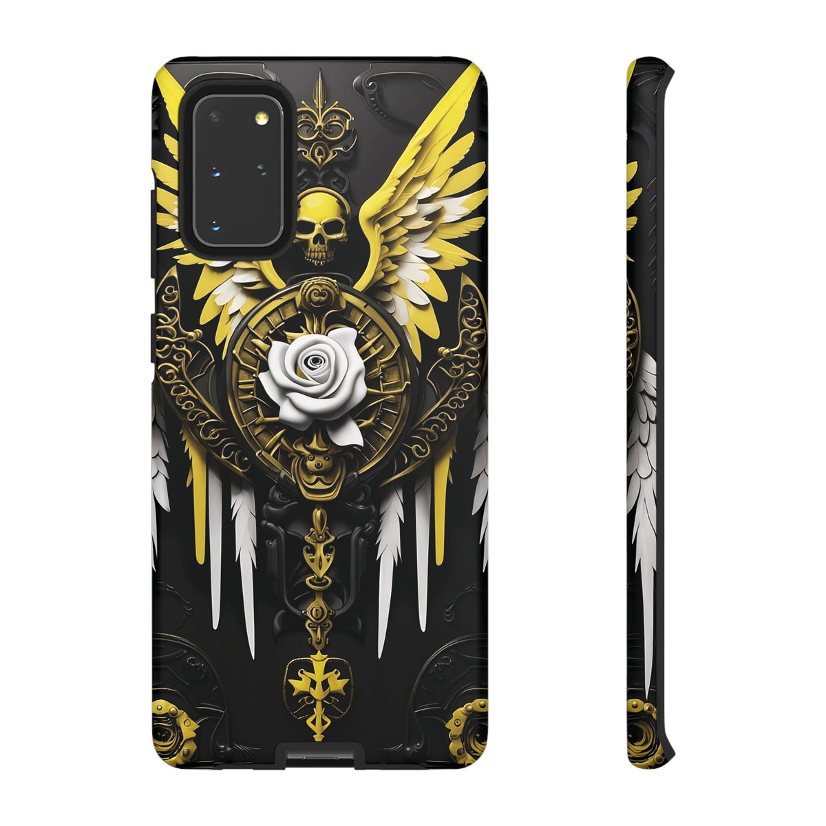 Phone Case - Tough - Yellow Angel Wings