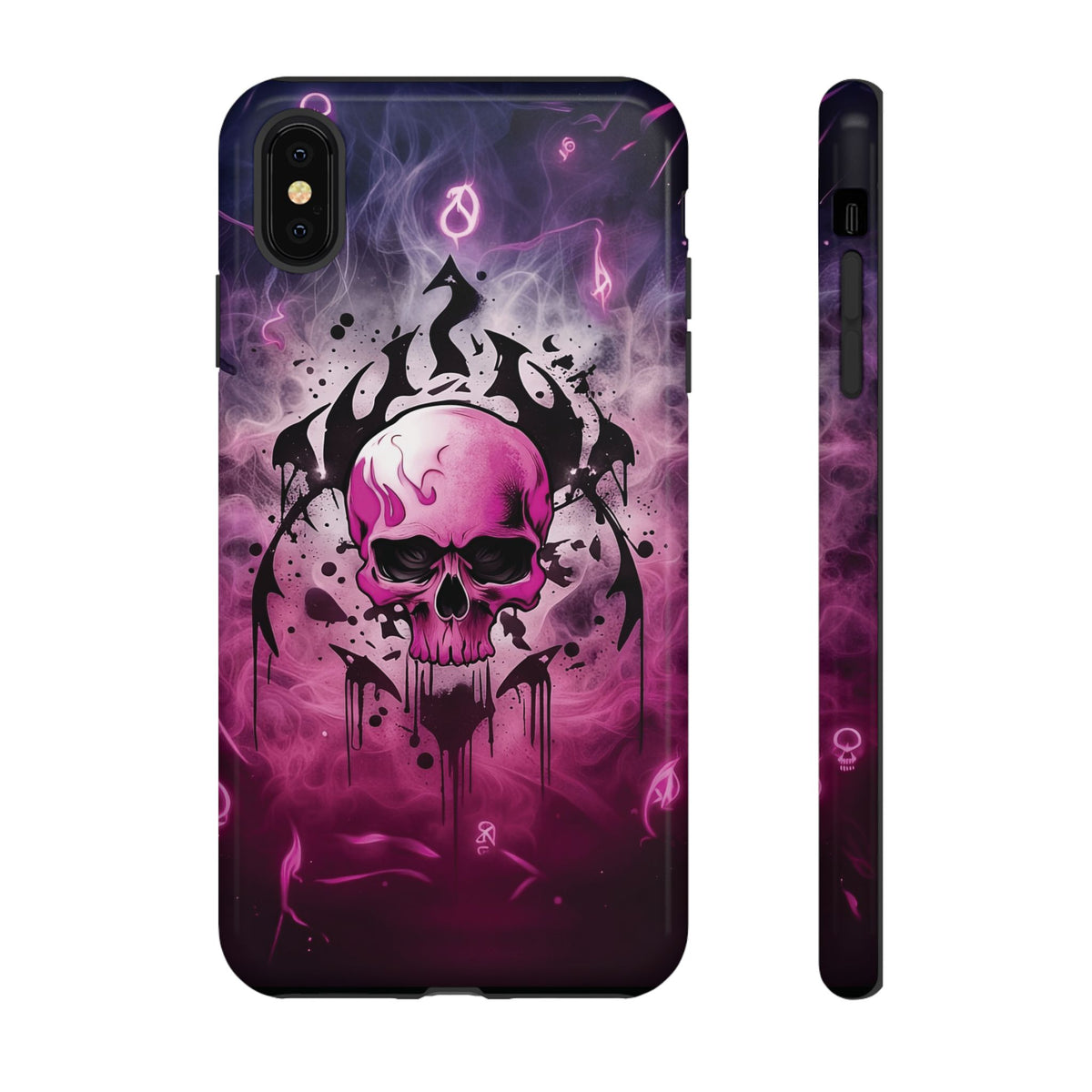 Phone Case - Tough - Pink Skull
