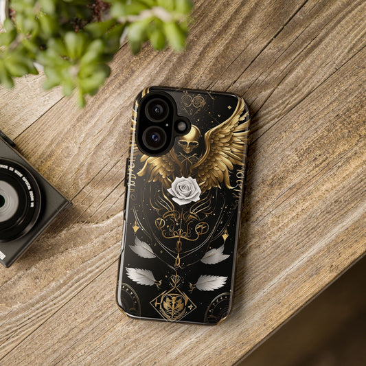 Phone Case - Tough - Gold Angel Wings