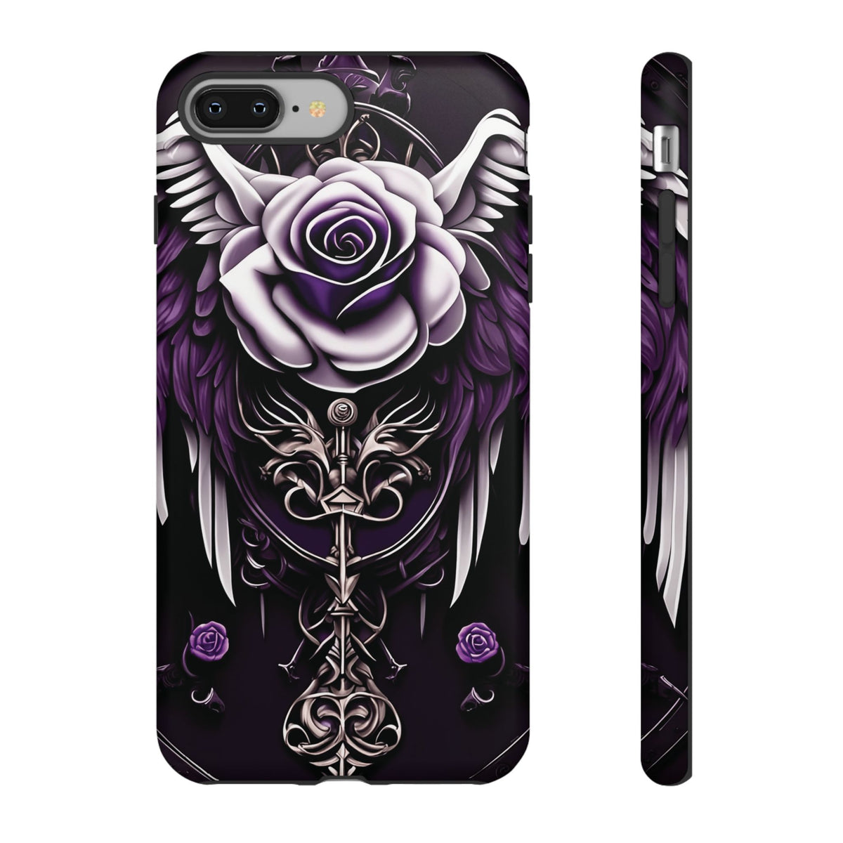 Phone Case - Tough - Purple Angel Wings