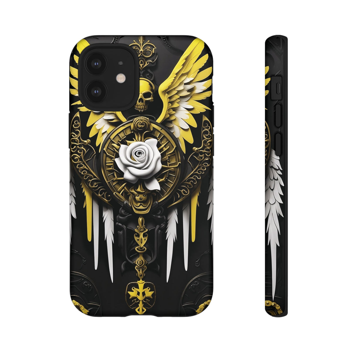Phone Case - Tough - Yellow Angel Wings