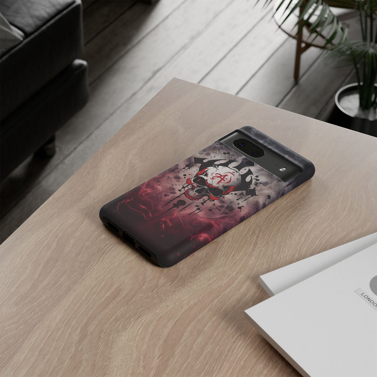 Phone Case - Tough - Red Skull