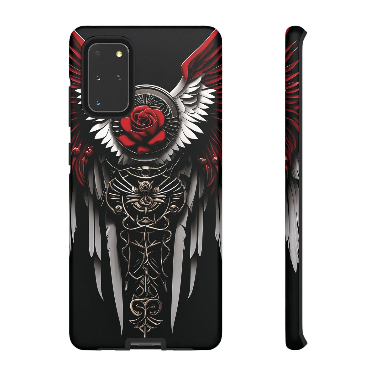 Phone Case - Tough - Red Angel Wings