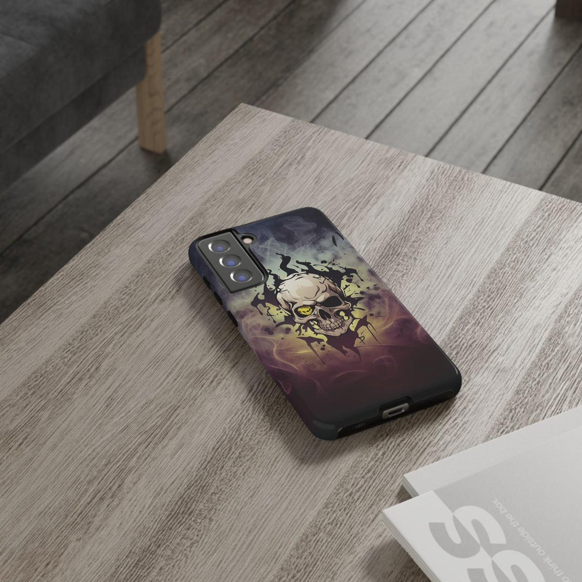 Phone Case - Tough - Yellow Skull
