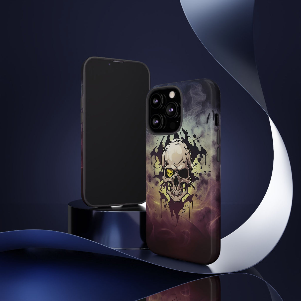 Phone Case - Tough - Yellow Skull
