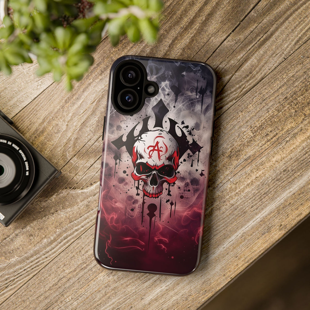 Phone Case - Tough - Red Skull