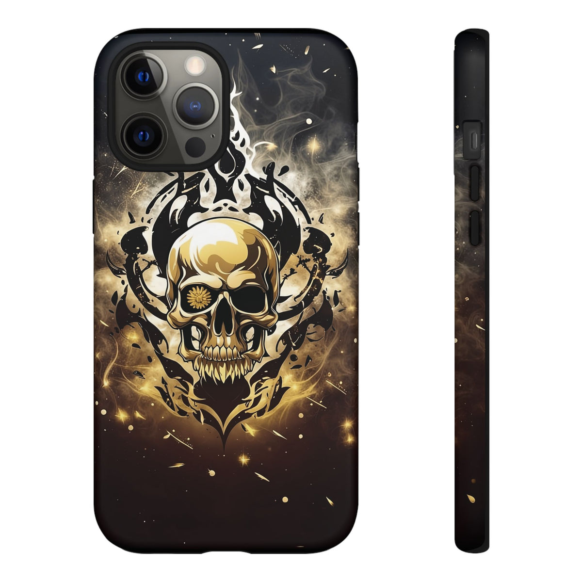 Phone Case - Tough - Gold Skull