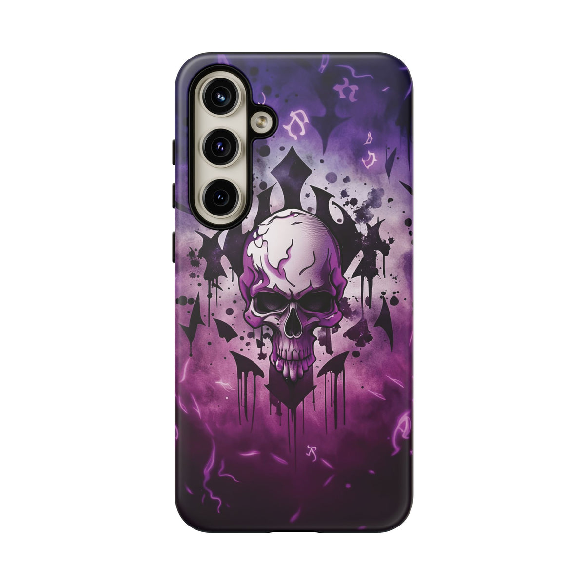 Phone Case - Tough - Purple Skull