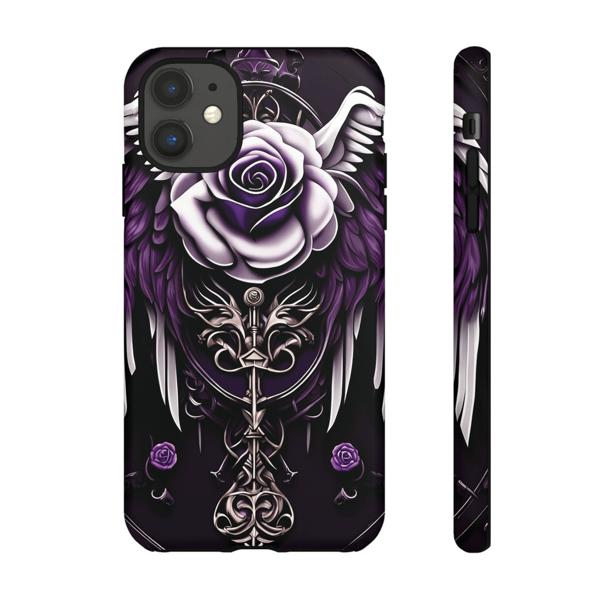 Phone Case - Tough - Purple Angel Wings