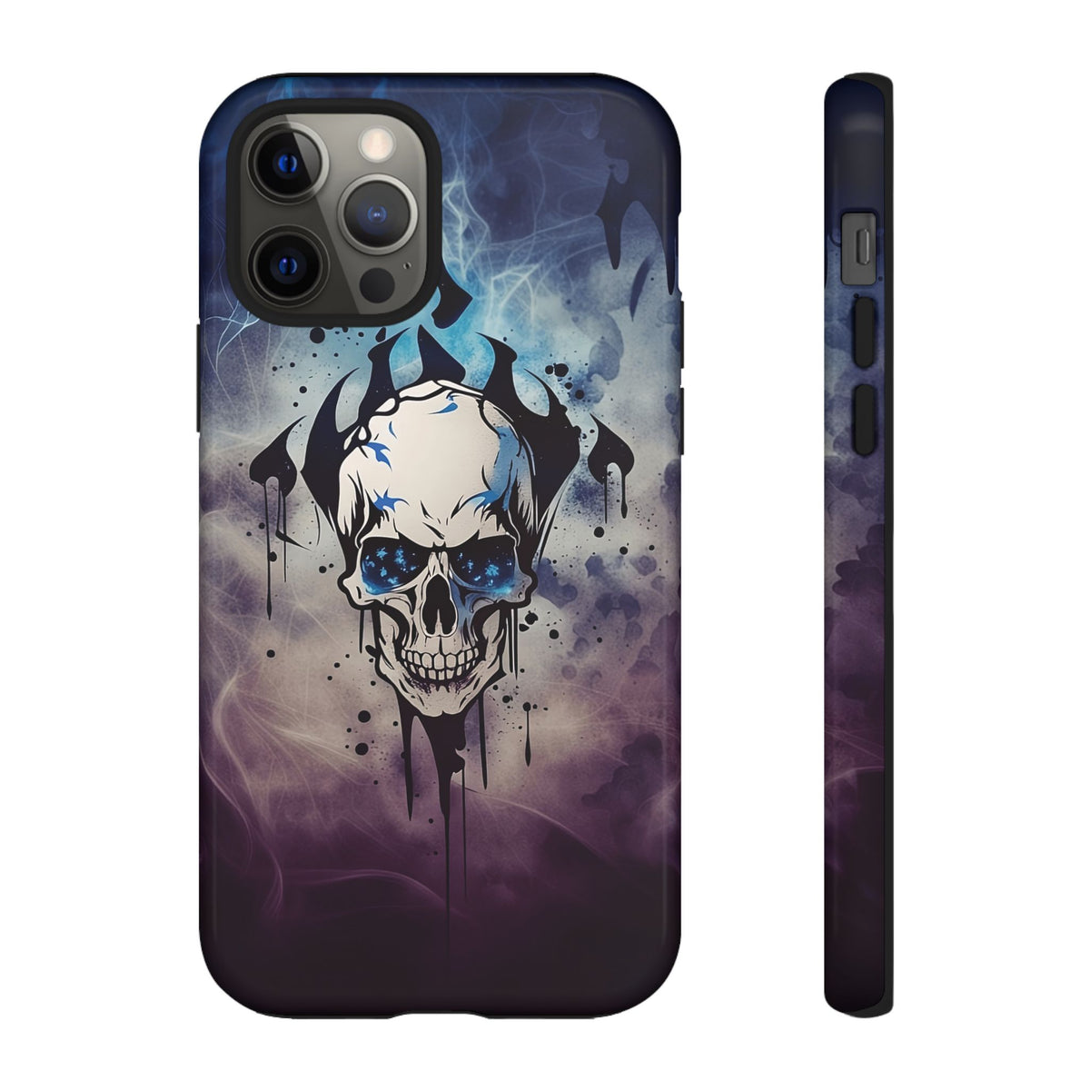 Phone Case - Tough - Blue Skull