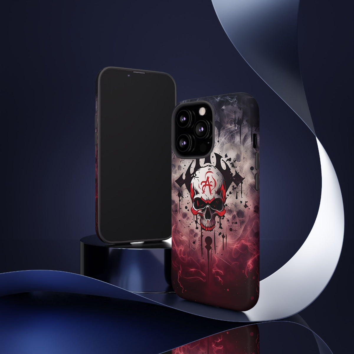 Phone Case - Tough - Red Skull