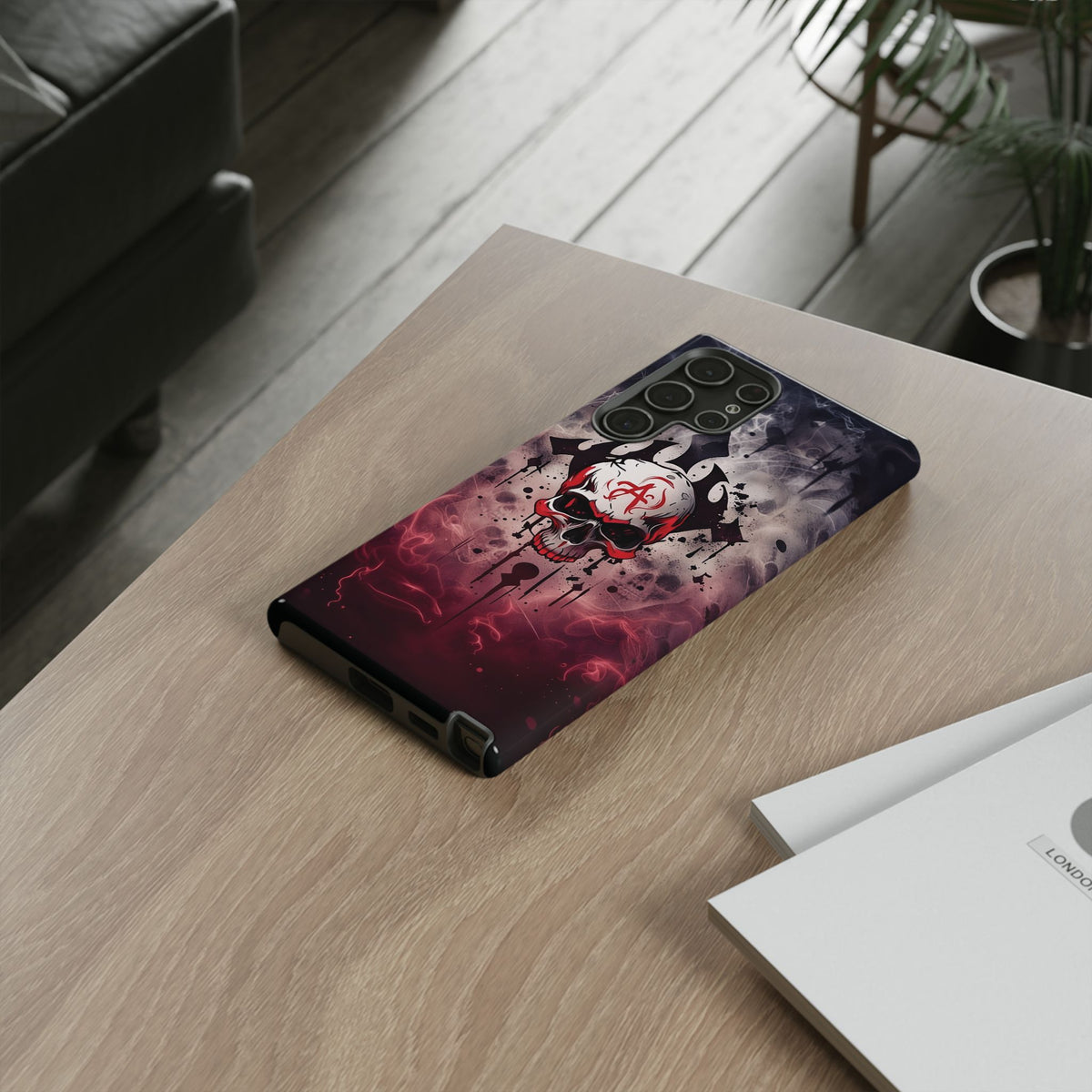 Phone Case - Tough - Red Skull