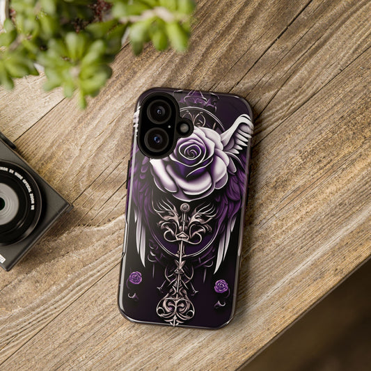 Phone Case - Tough - Purple Angel Wings