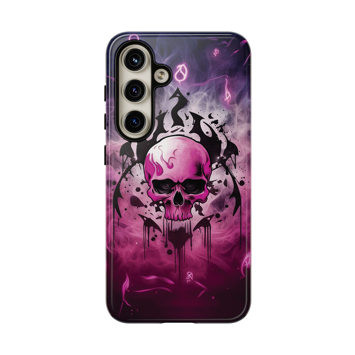 Phone Case - Tough - Pink Skull