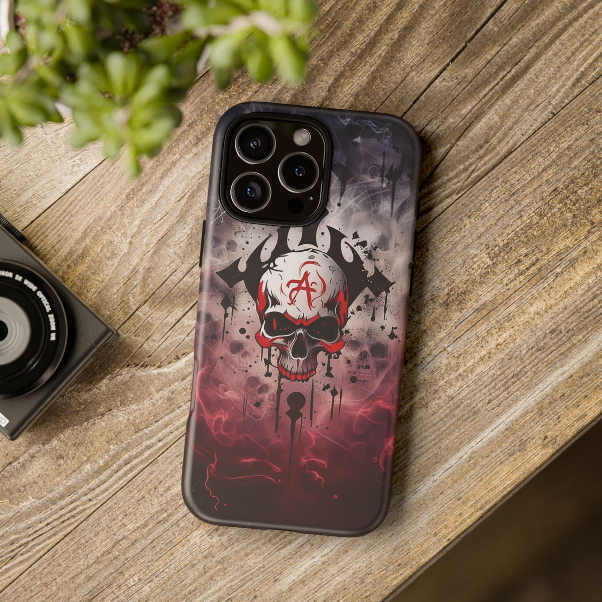 Phone Case - Tough - Red Skull