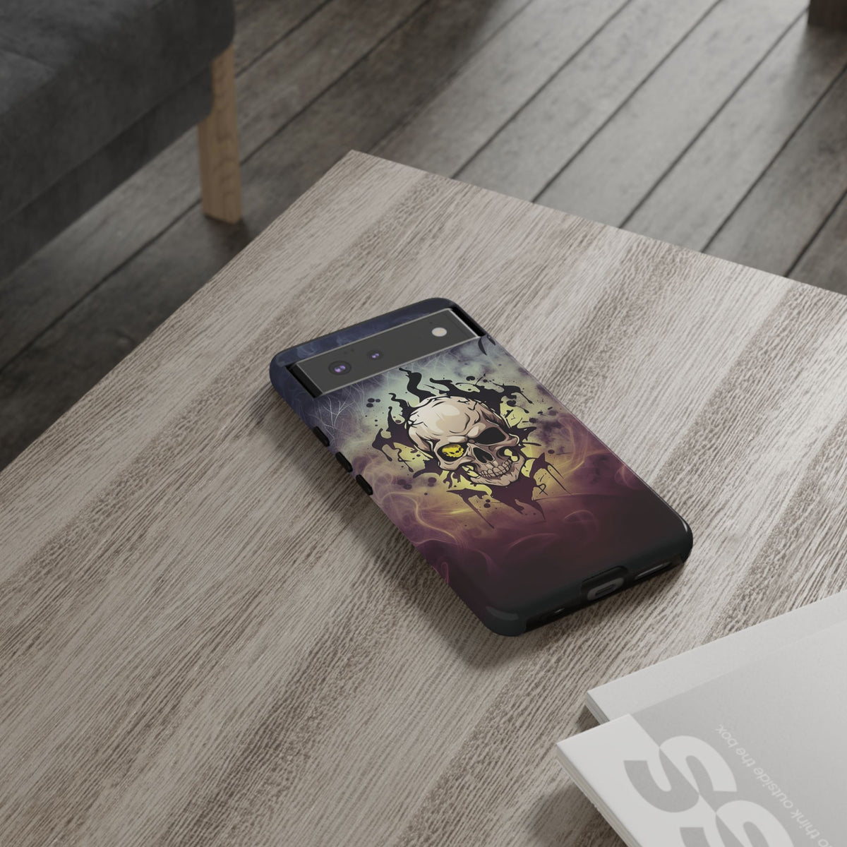 Phone Case - Tough - Yellow Skull