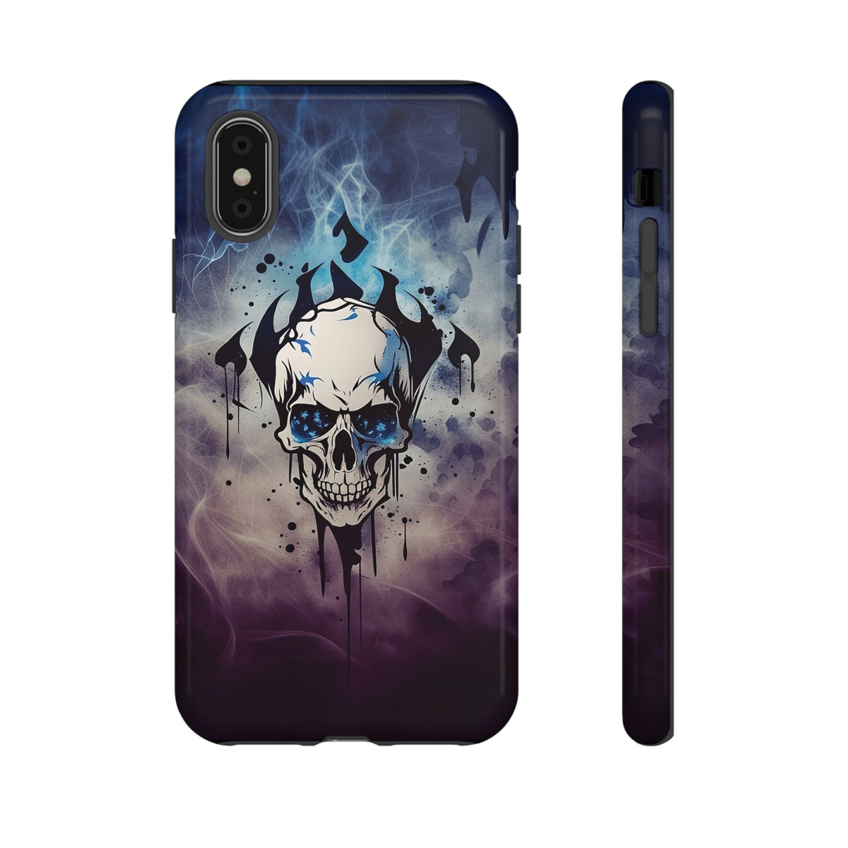 Phone Case - Tough - Blue Skull