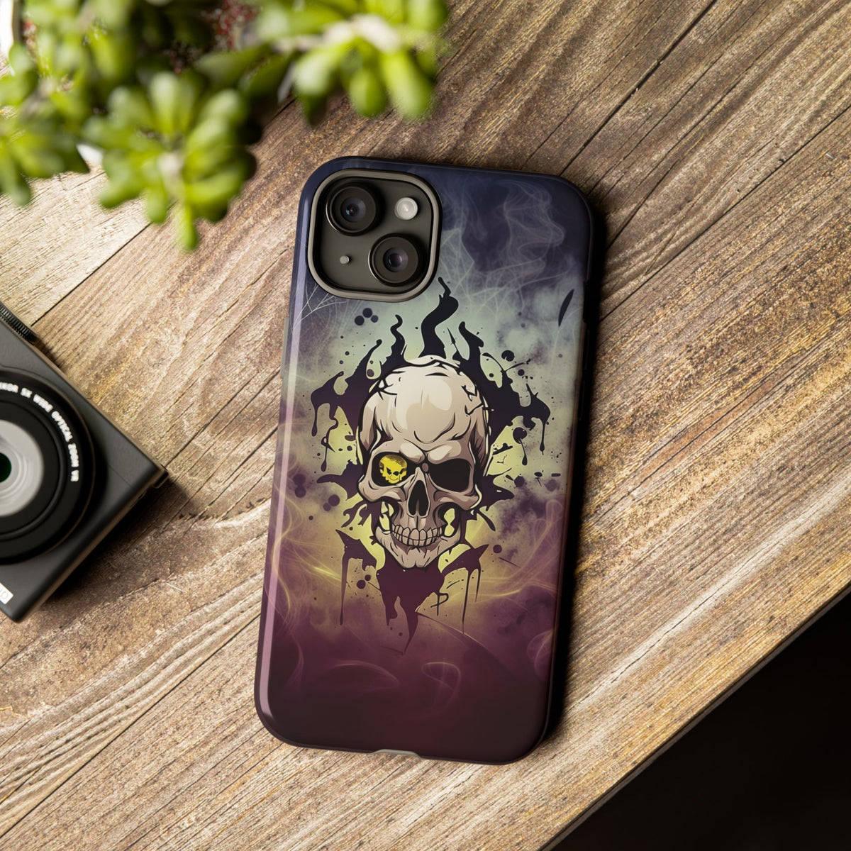 Phone Case - Tough - Yellow Skull