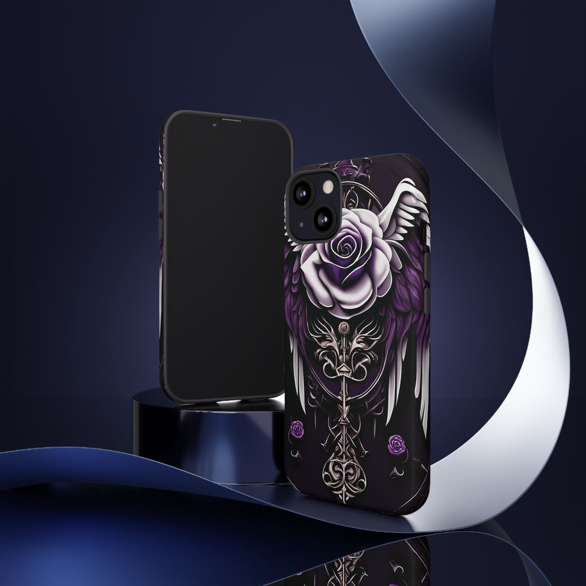 Phone Case - Tough - Purple Angel Wings