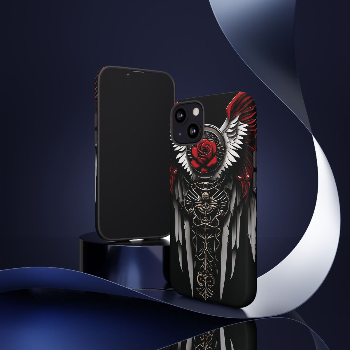 Phone Case - Tough - Red Angel Wings