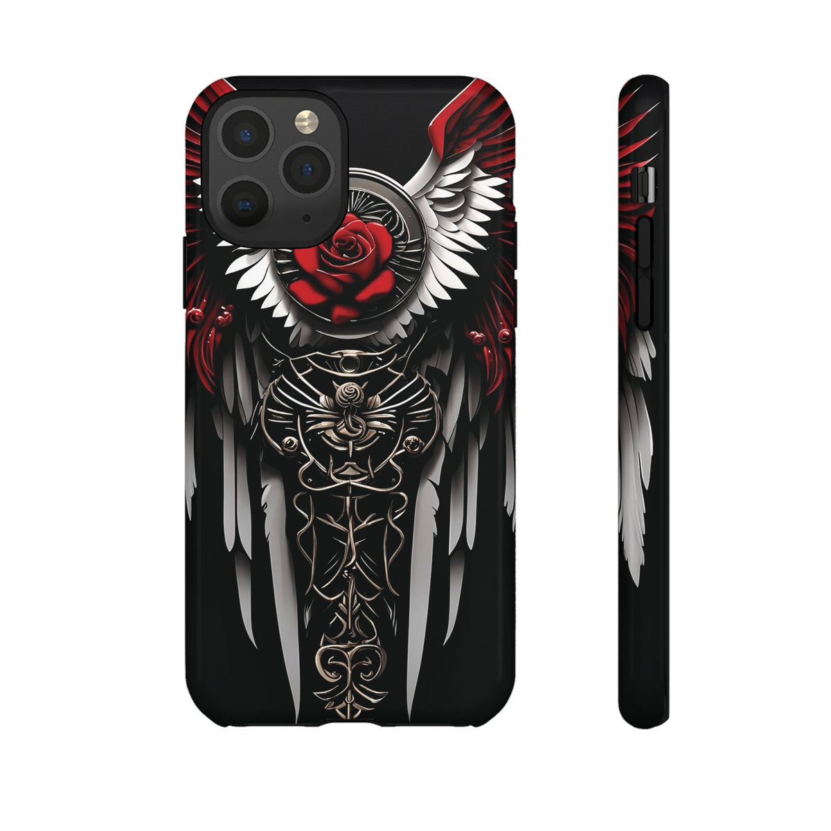 Phone Case - Tough - Red Angel Wings