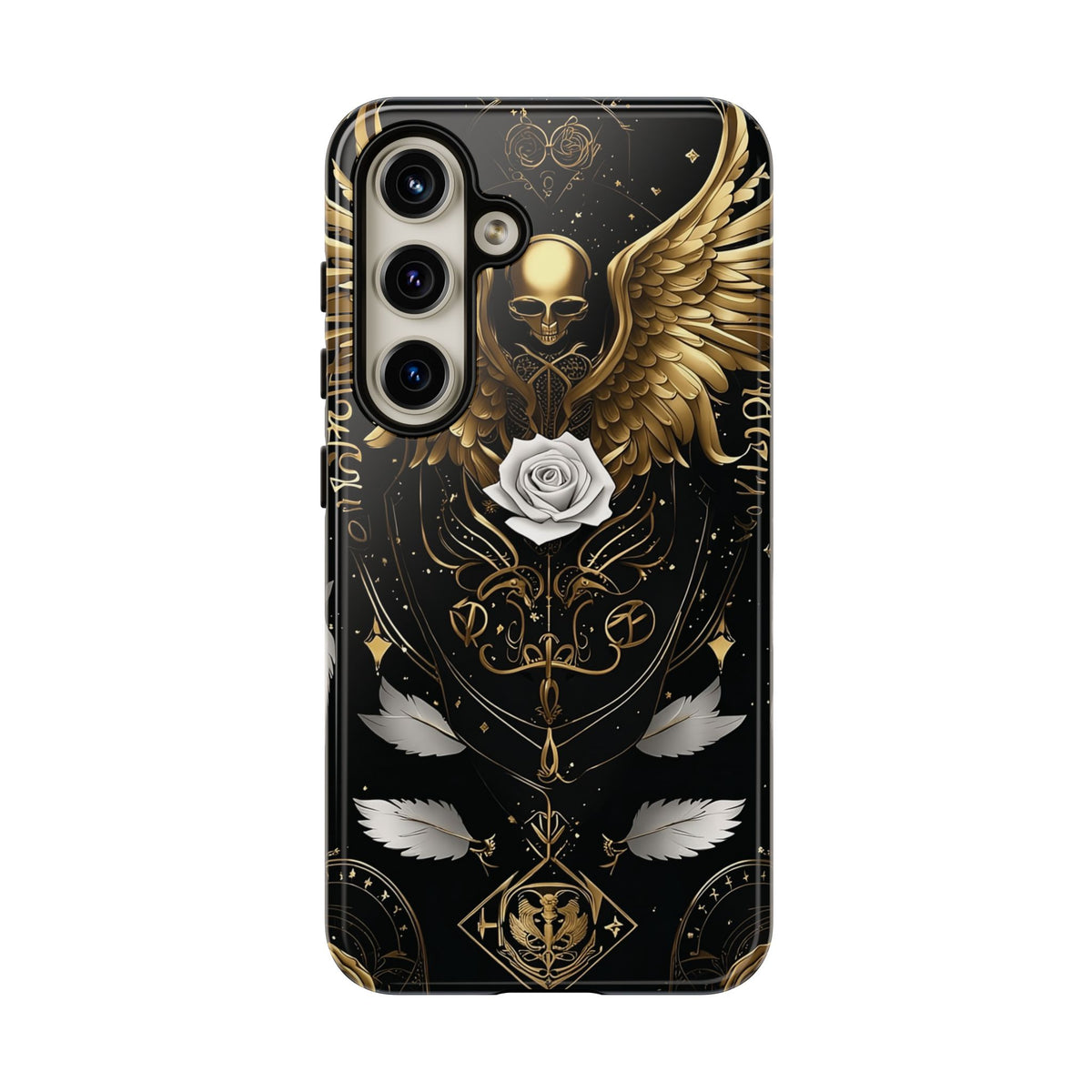Phone Case - Tough - Gold Angel Wings