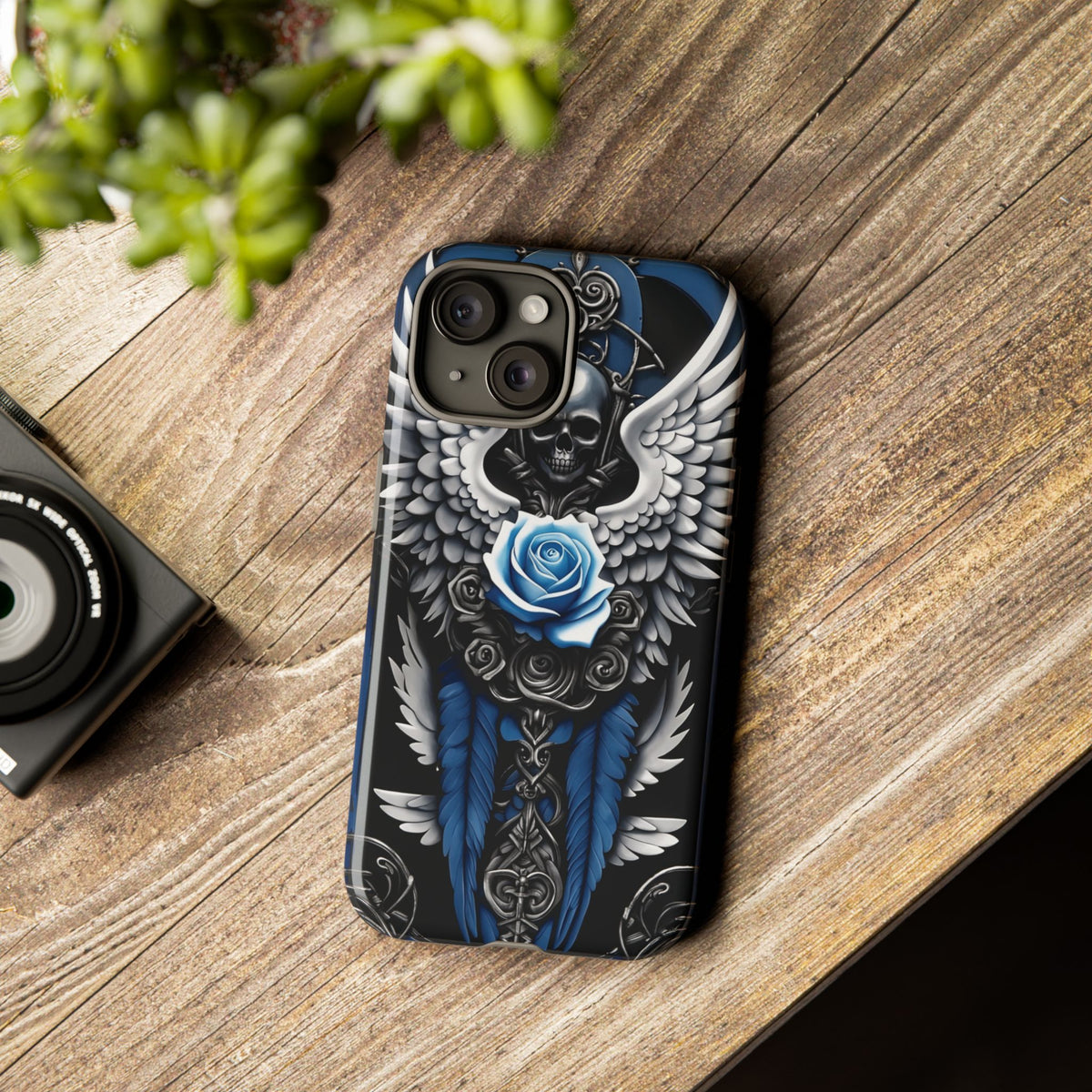 Phone Case - Tough - Blue Angel Wings
