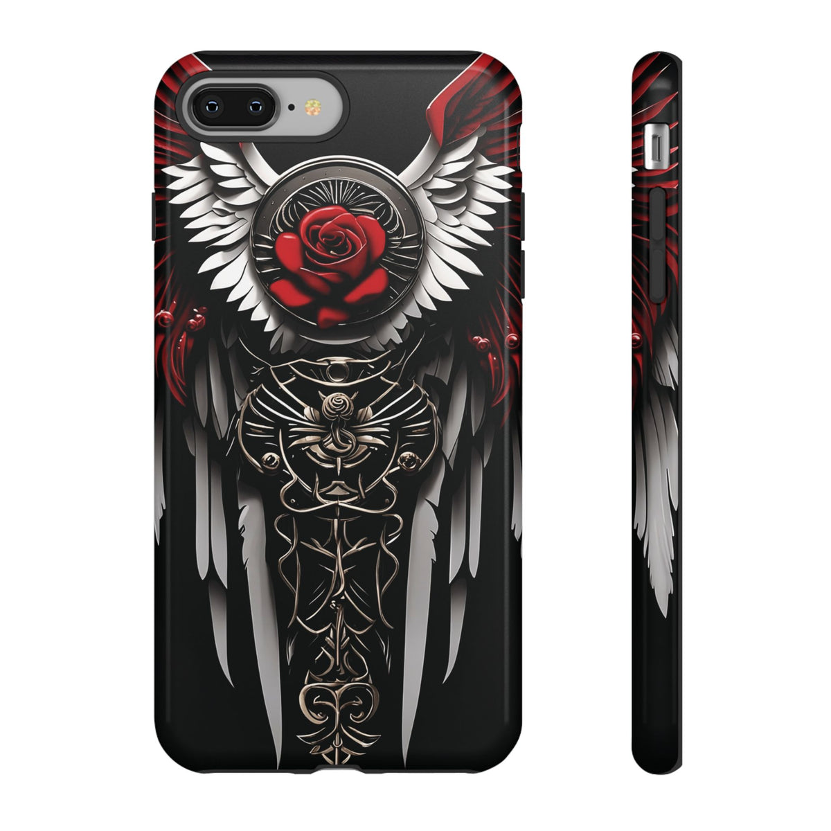 Phone Case - Tough - Red Angel Wings