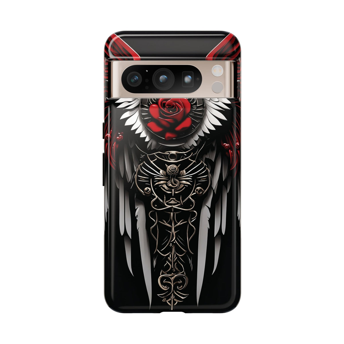 Phone Case - Tough - Red Angel Wings