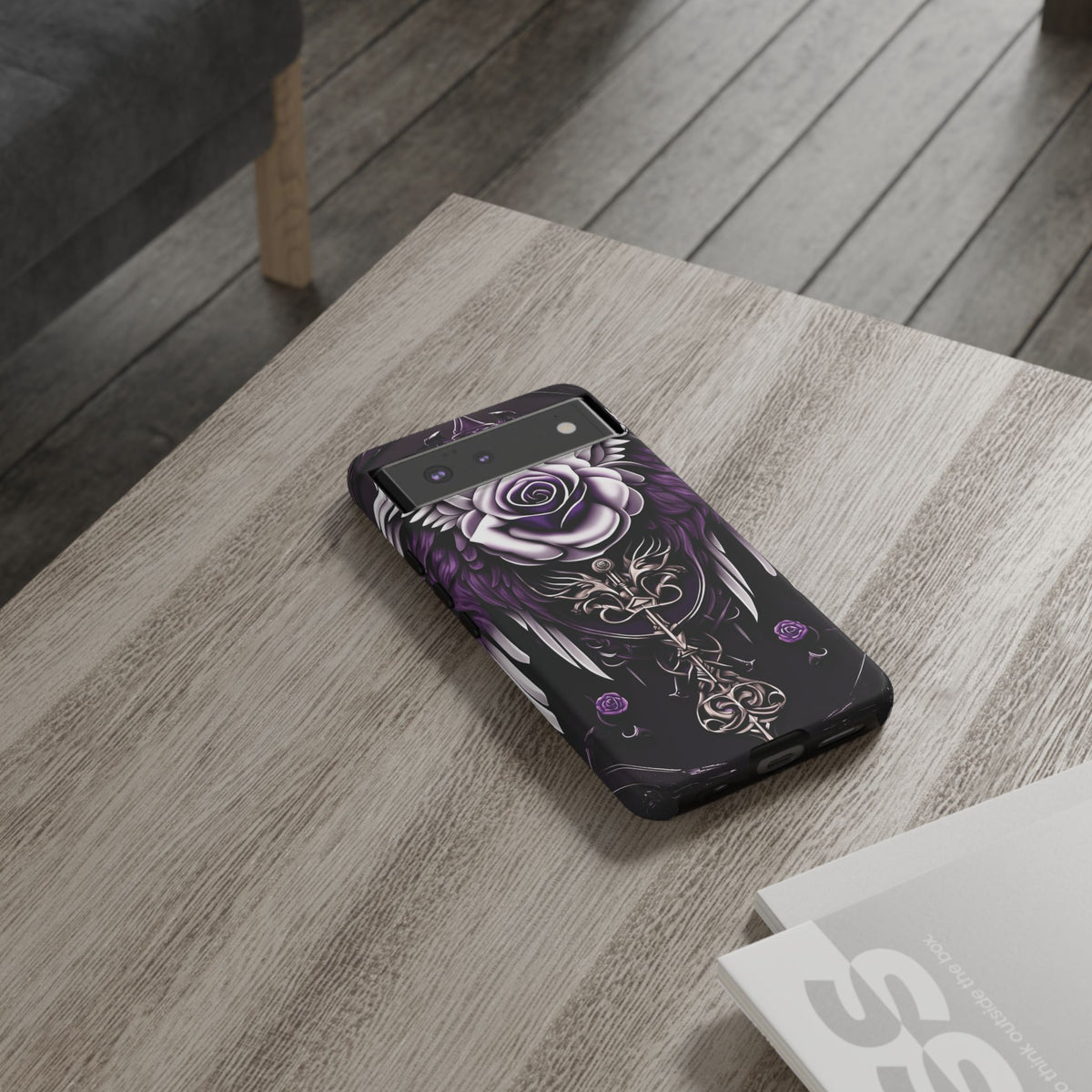 Phone Case - Tough - Purple Angel Wings