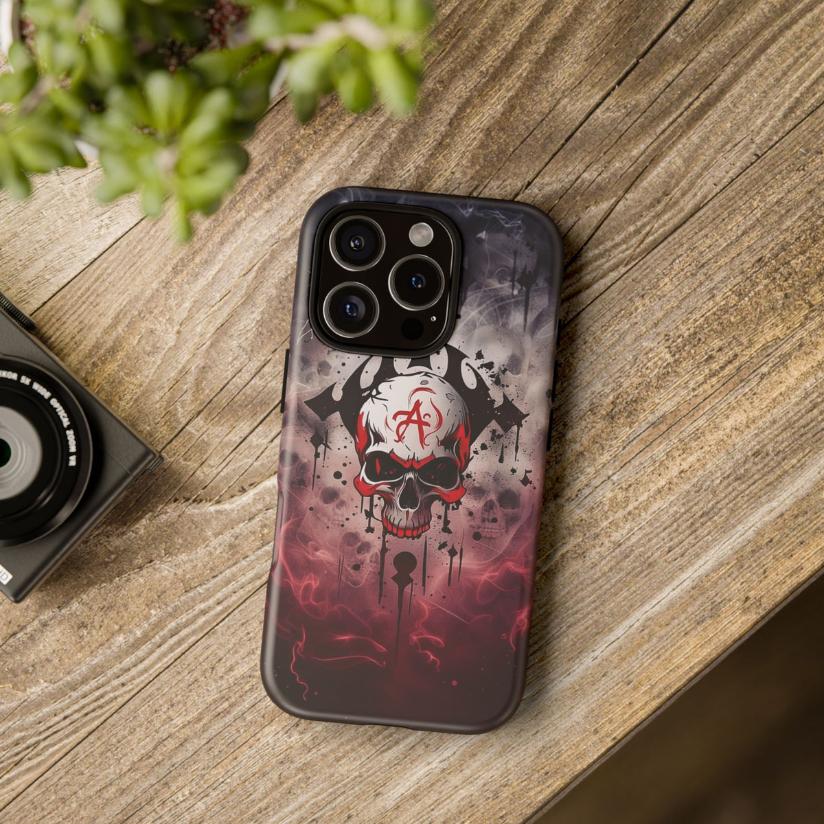 Phone Case - Tough - Red Skull