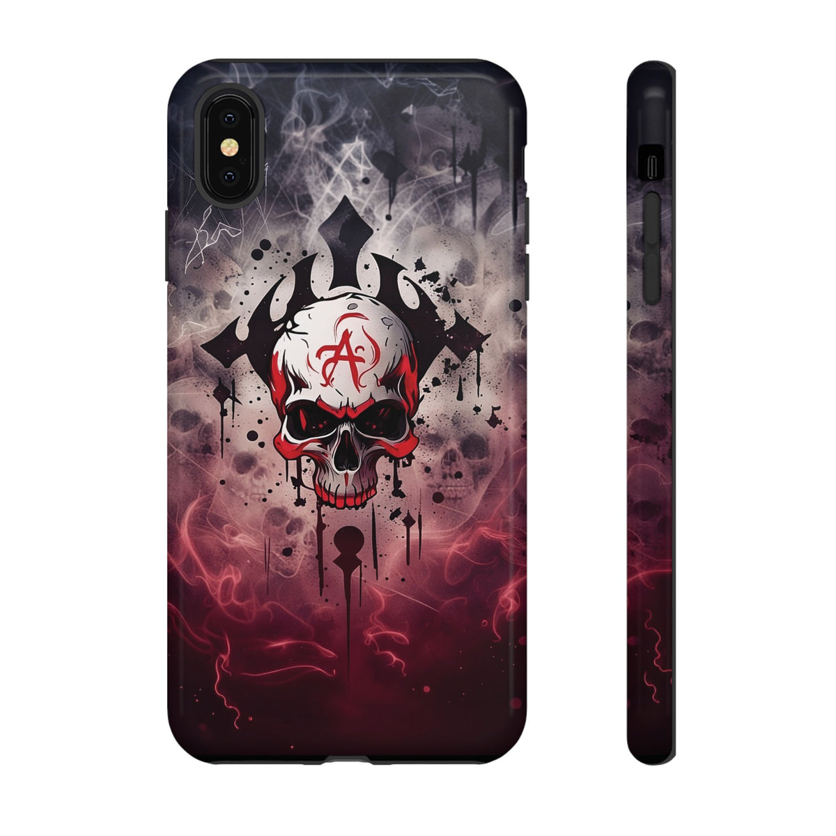 Phone Case - Tough - Red Skull