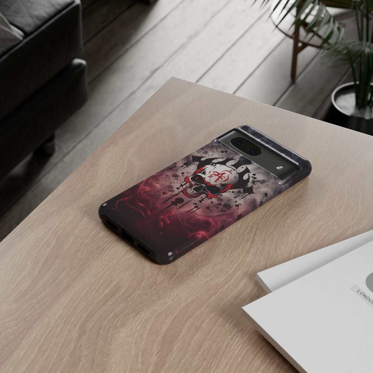 Phone Case - Tough - Red Skull