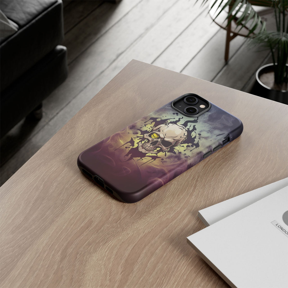 Phone Case - Tough - Yellow Skull