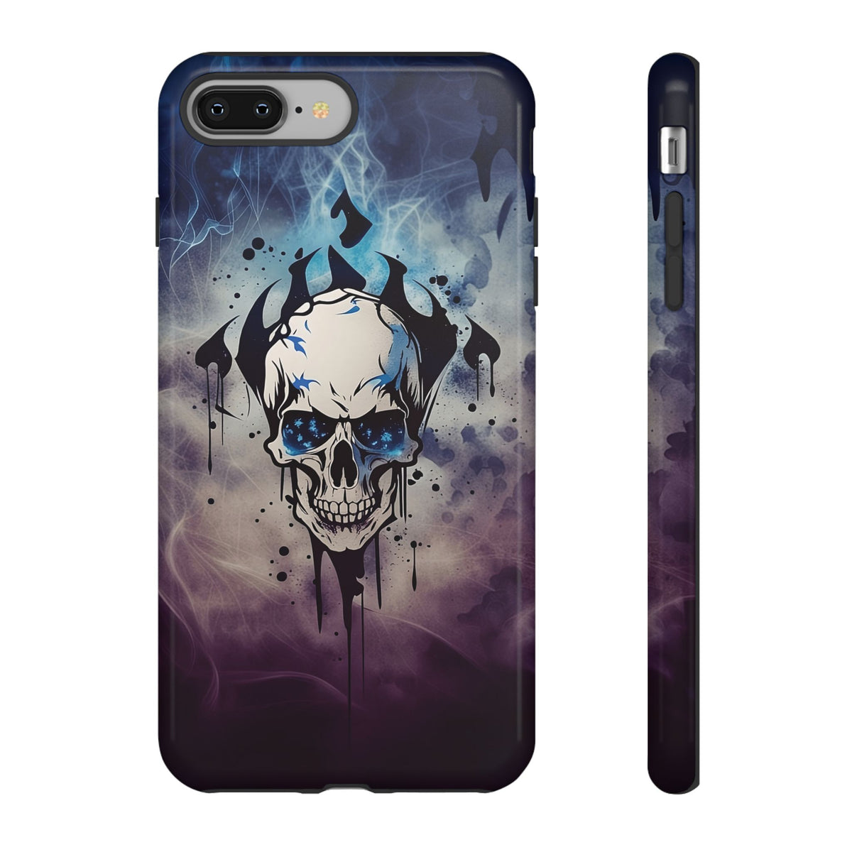 Phone Case - Tough - Blue Skull