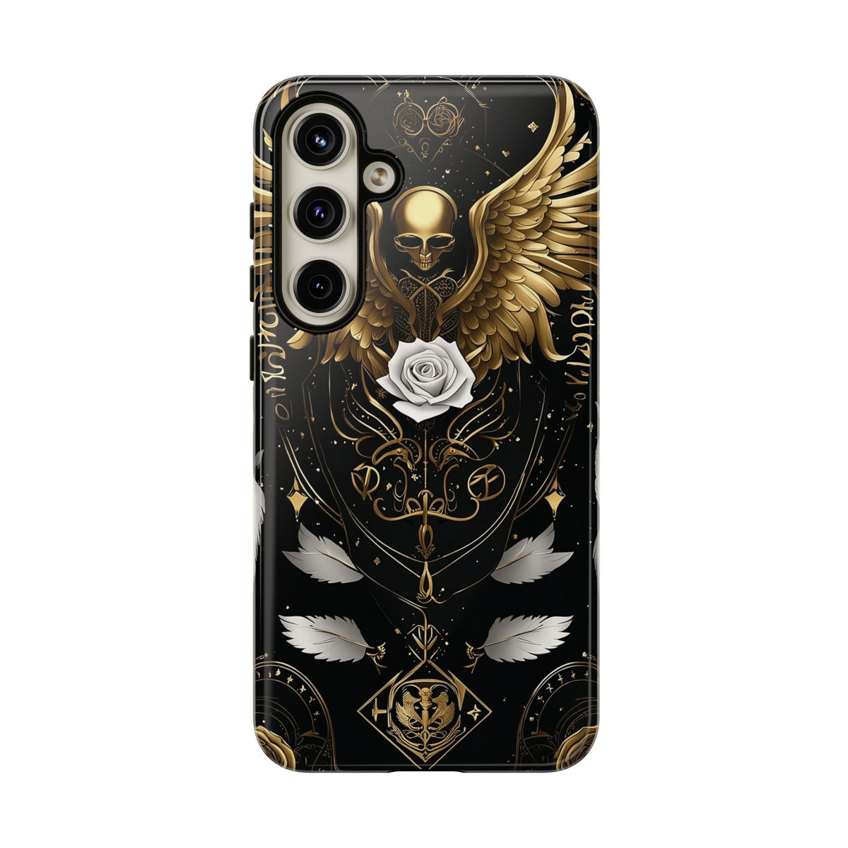 Phone Case - Tough - Gold Angel Wings