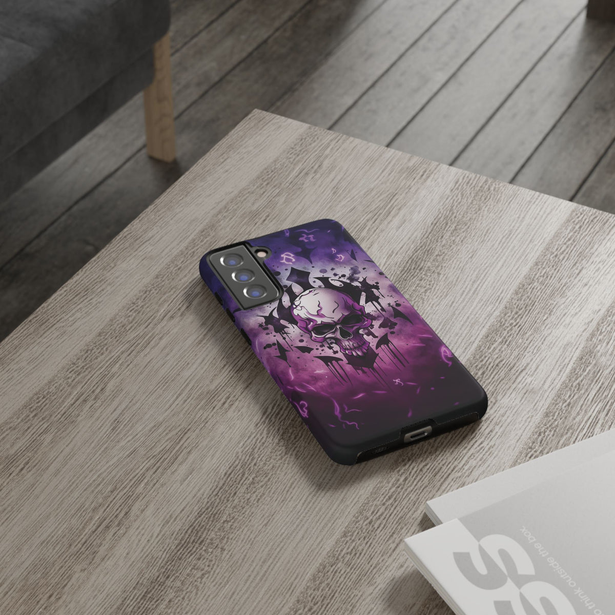 Phone Case - Tough - Purple Skull