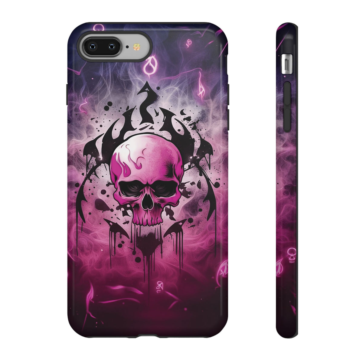 Phone Case - Tough - Pink Skull