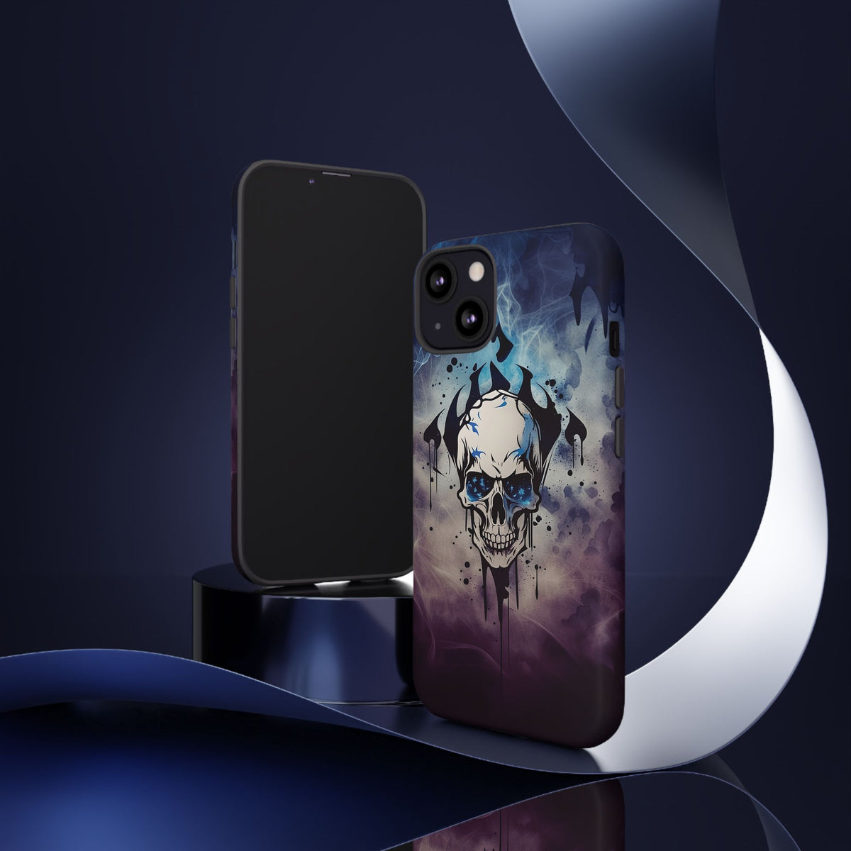 Phone Case - Tough - Blue Skull